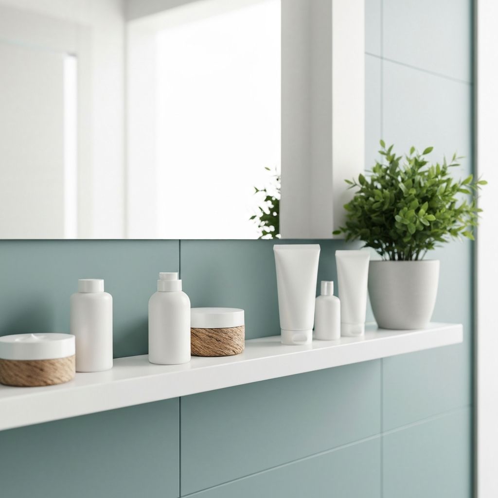 Daily skincare products and routine